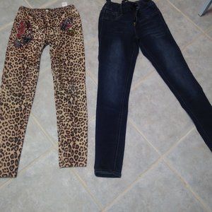 LOT OF 2 GIRLS' PANTS!!